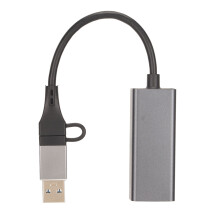 Hyper Speed USB 3.0 Hub for Lightning-Fast Data Transfers, Plug and Play Ethernet Adapter for Seamless Connectivity