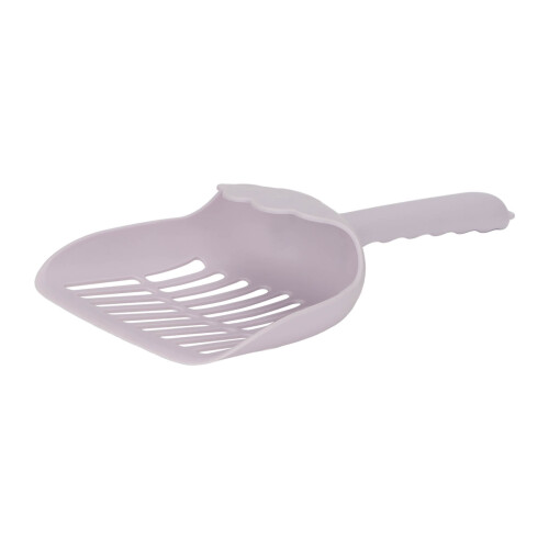 Ανθεκτική κουτάλα άμμου για γάτες με εργονομική καμπύλη λαβή, εύκολη στο 1