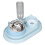 Bebedouro automático para cães e gatos, conjunto com duas tigelas de aço inoxidável e base antiderrapante, design com base elevada. 6