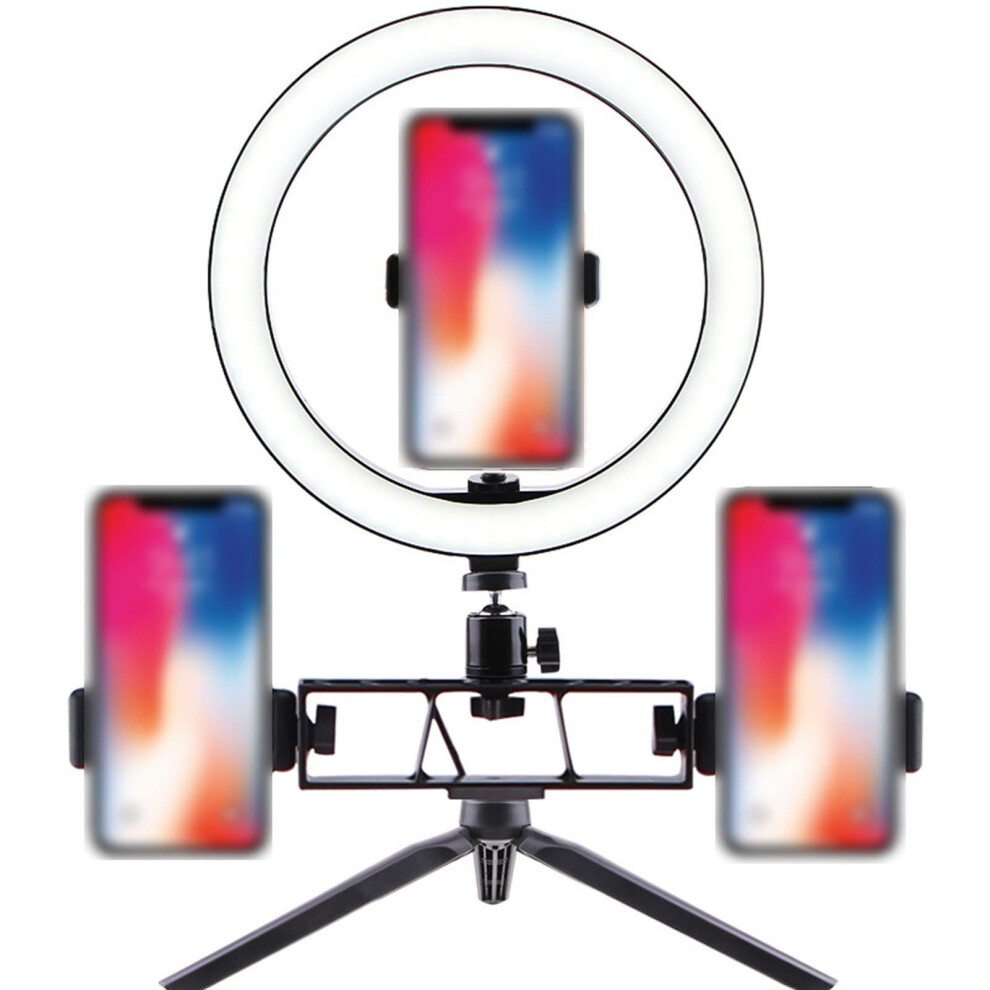 10.2' Selfie Ring For Video Recording Live Streaming, Light/Black 9426802582598