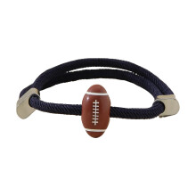 Bracelet pour hommes en corde Milans Ă la mode avec-Bleu marine
