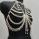 Collier chaîne de corps en perles élégantes, accessoire-Ensemble 6