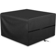Outdoor Patio Table Cover Square, Windproof Heavy Duty Cover for Dining Table and Chairs, Weatherproof Rip Resistant Oxford Fabric with Air Vents,