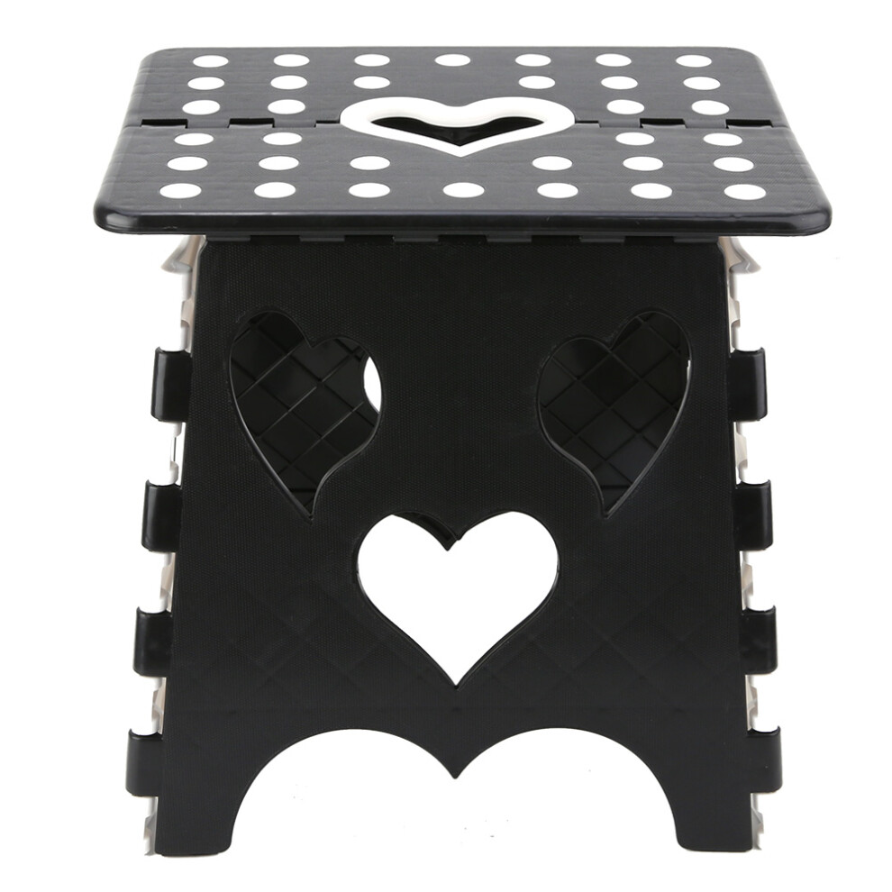 Folding Step Stool For Kids And Adults, Non-Slip Foldable Design With Ergonomic Handle Lightweight Portable Sturdy Step Tool Space Saving Compact 9169997604019