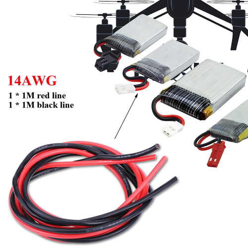 Καλώδιο χαλκού υψηλής απόδοσης σιλικόνης 14Awg, καλώδιο σύρματος απαλής αφής για 1