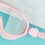 Leakproof Large Frame Swimming Goggles, Pink Transparent, Antifog 5