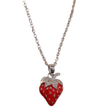 Simple Necklace Fashionable Pendant Necklace-Steel color