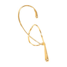 Fashionable Geometric Ear Bone Clip for Women-Left ear Gold