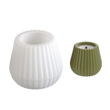 Artistic Silicone Flowerpot Molds Resin Epoxy Molds-Style 1