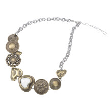 Unique Punk Inspired Brass Necklace Temperament Clavicle Chain