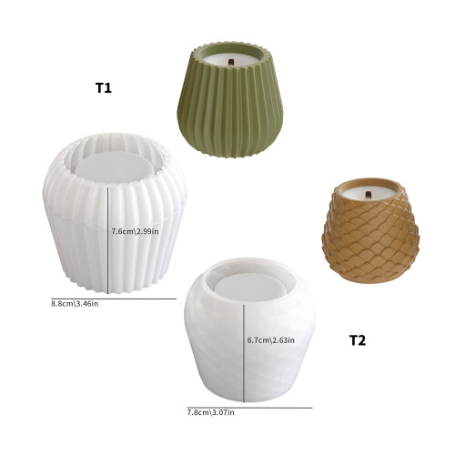 Candle Accessories Mold Candle Holder Mold Unique Shape-Style 2 2