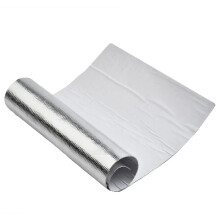 25x50cm Car Heat Protect Film Sound insulation Mat Self-adhesive Aluminum Foil Paper High Temperature Vinyl Fiberglass Films