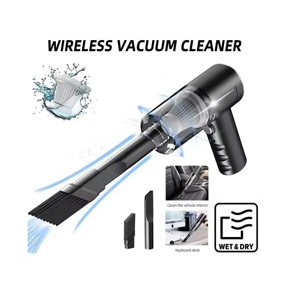 Portable Car Vacuum Cleaner Wireless Vacuum Cleaner 90W Vacuum Cleaner Car Powerful For Auto Dry And Wet Cleaning 2 In 1 Use 6935161530483