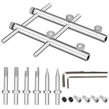 DSLR Camera Repair Tools Set Lens Spanner Kit 10-100mm with 3 Pairs Tips & 6 Screws & 2 Hex Wrench