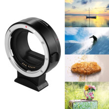 EF-EOSR AF Camera Lens Adapter Ring Electronic Aperture-EXIF for EF EF-S Lens to EOS R RF Mount Full Frame Camera