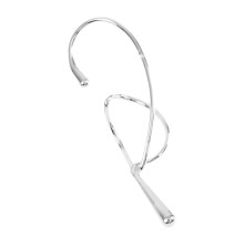 Elegant Color Ear Bone Clip for Women Unique-Right ear Silver