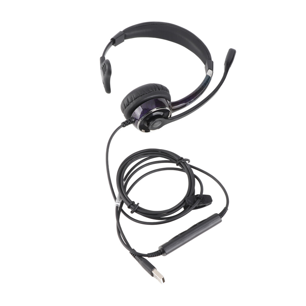 Noise Canceling Single Ear Telephone Headset With Usb For Call Centers 3201381814867