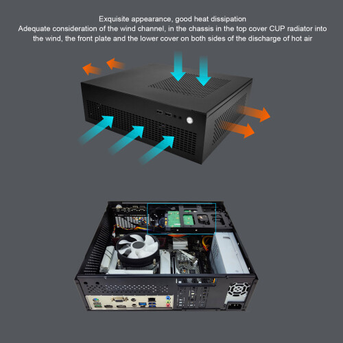 MATX ITX Mini-PC-Gehäuse USB 2.0-Schnittstelle