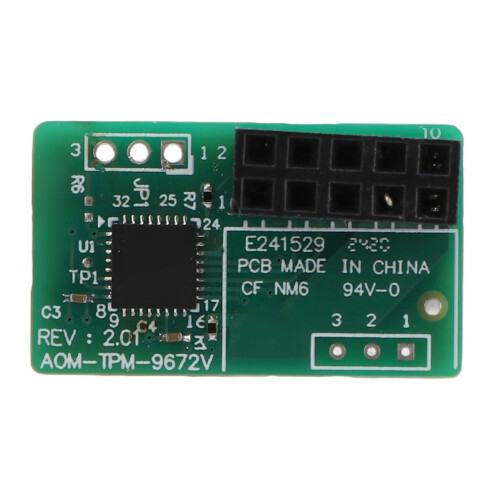TPM 2.0-Modul, 10-poliger SPI-Parallel-AOM TPM 2