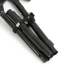Adjustable Aluminum Foldable Walking Cane with 6 LED Lights for Elder