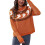 Halloween-Geist Polka Dot Gestrickter Pullover Orange M 2