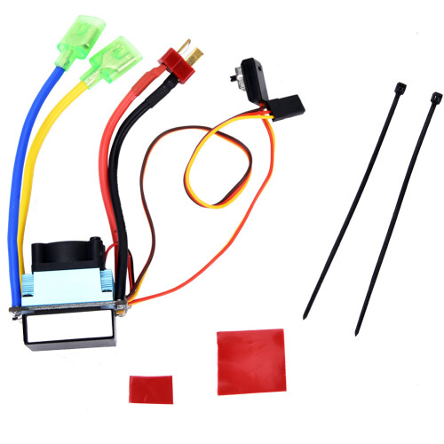 High-Performance Electronic Speed Controller For 1/10 Scale Rc Vehicles, Incorporating Three Drive Model And Waterproof Features