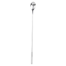 Mixing Spoon for Cocktails Coffee, Teardrop Spoon Fashionable Design Long Handle Stainless Steel Tool, Smooth Surface Comfortable Grip Easy to Clean