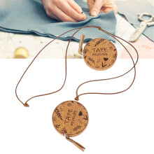 2 Pcs Soft Wood Tape Measure 1.5m 60in, Retractable Sewing & Body Measuring