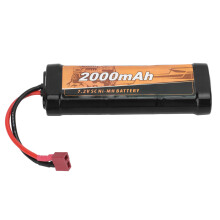 7,2V 2000mAh Ni MH RC-Batterie für 1/10 Off-Road-Fahrzeug, T-Stecker