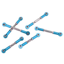 Aluminum RC Rod Mount Base for 1/10 Cars, Blue, 83mm Length