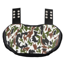 Football Backplate Professional Youth Football Back Protector Green, black, brown