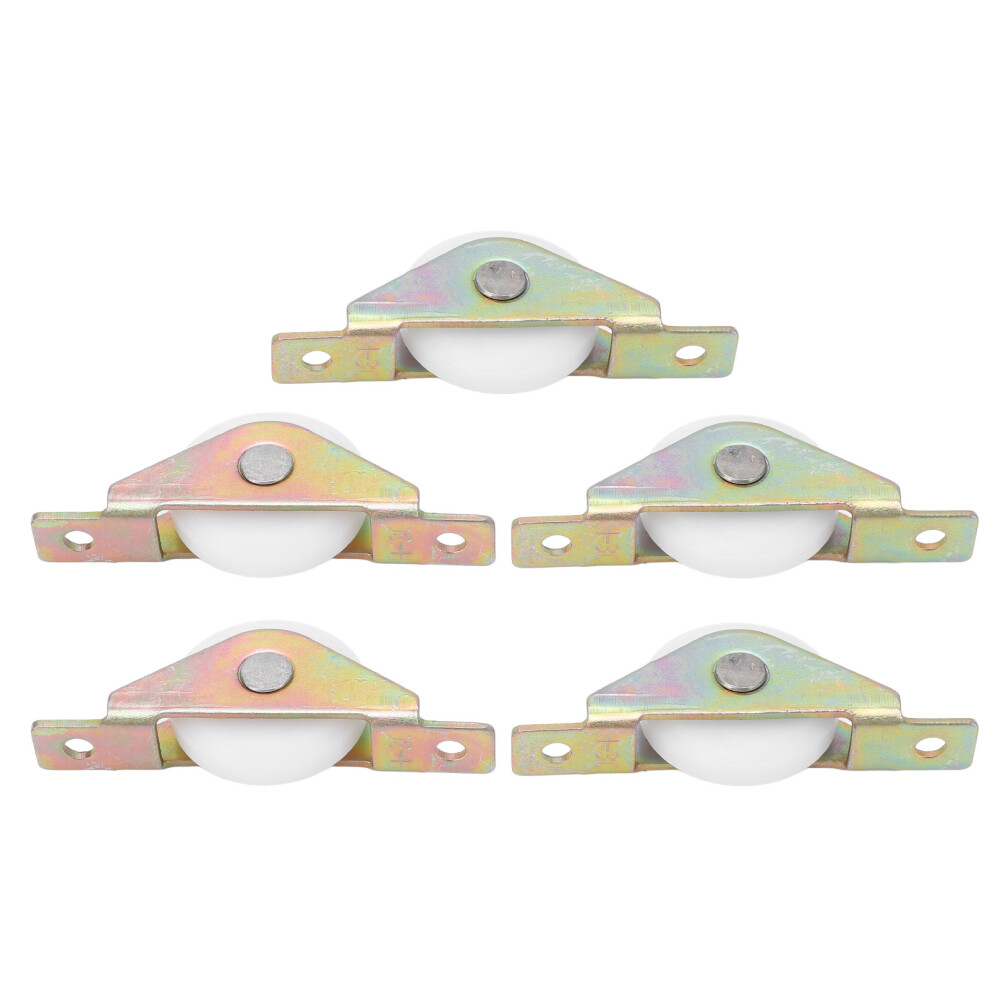 5Pcs Sliding Window Pulleys 30Mm Stainless Steel & Pp Low Noise 8751373549833