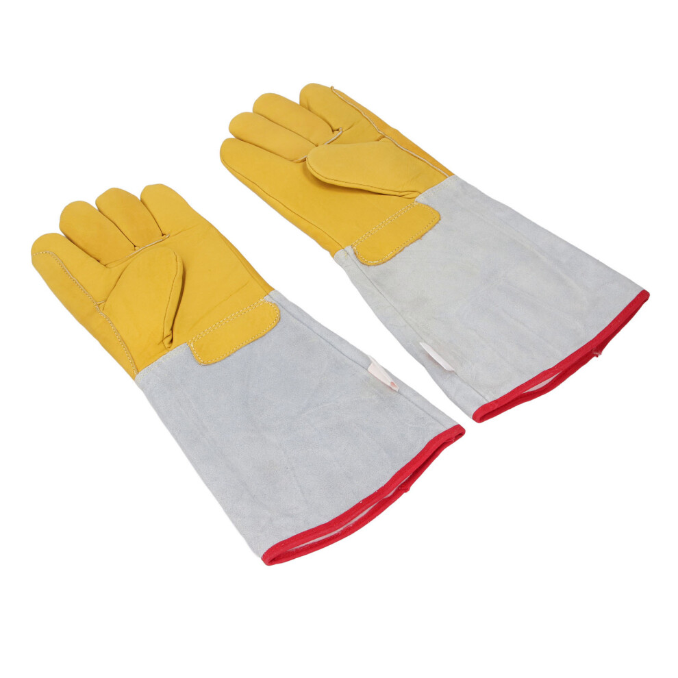 2 Pcs 40Cm Low Temp Cowhide Ln2 Protective Gloves For Cold Storage 6921383388575