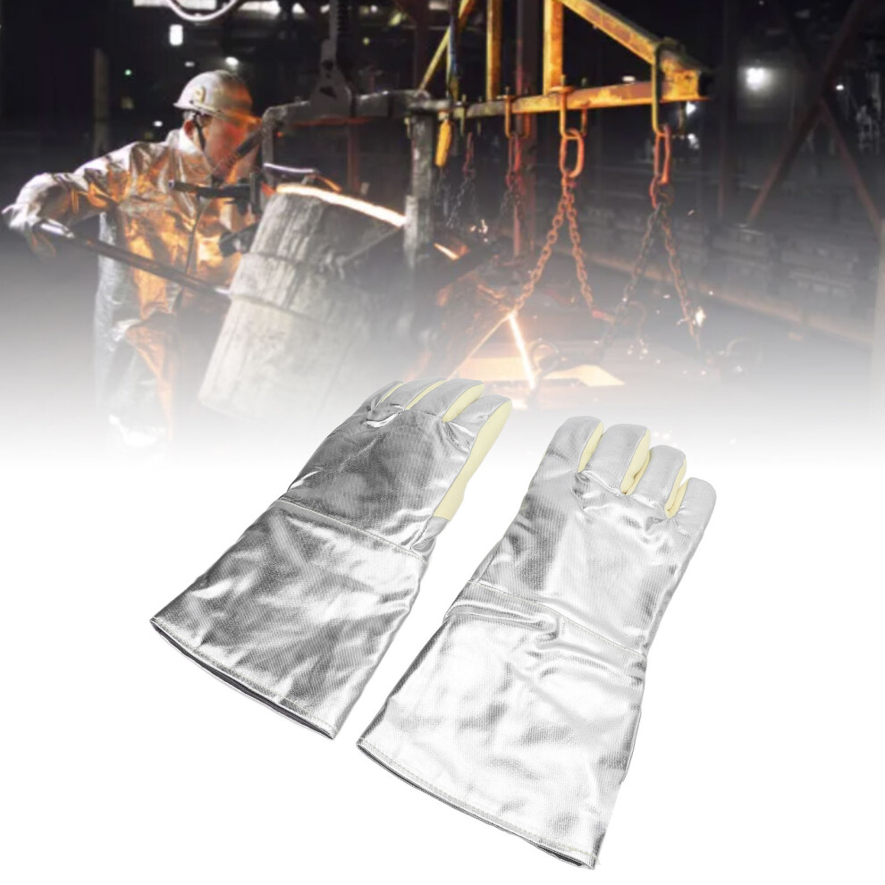 Heat Resistant Gloves 500 Anti Scald Wear-Resist Steel Foundry Work Gloves 9461383365727