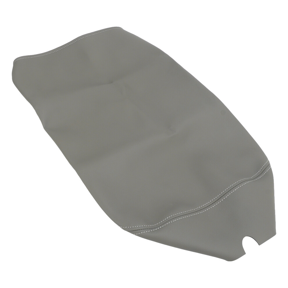 Pu Leather Console Armrest Cover For Dodge Ram 2002-2008 Gray 8401373012621