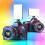 PocketLEDVideoLight 2000mAh 107x67x17mm 3000-9900K 8