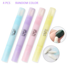 Nail Art Corrector Pen for Salon Use, Replaceable Nibs Nail Polish Remover Pen Easy to Use Tool for Cuticle Clean Up, Portable Nail Edge Cleaning Pen