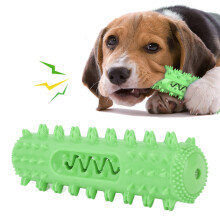 Zahnreinigungsspielzeug für Hunde, mit gezackten Kanten für aggressive Kauer und einfache Reinigung, perfekt für den Spielspaß mit Naturkautschuk.