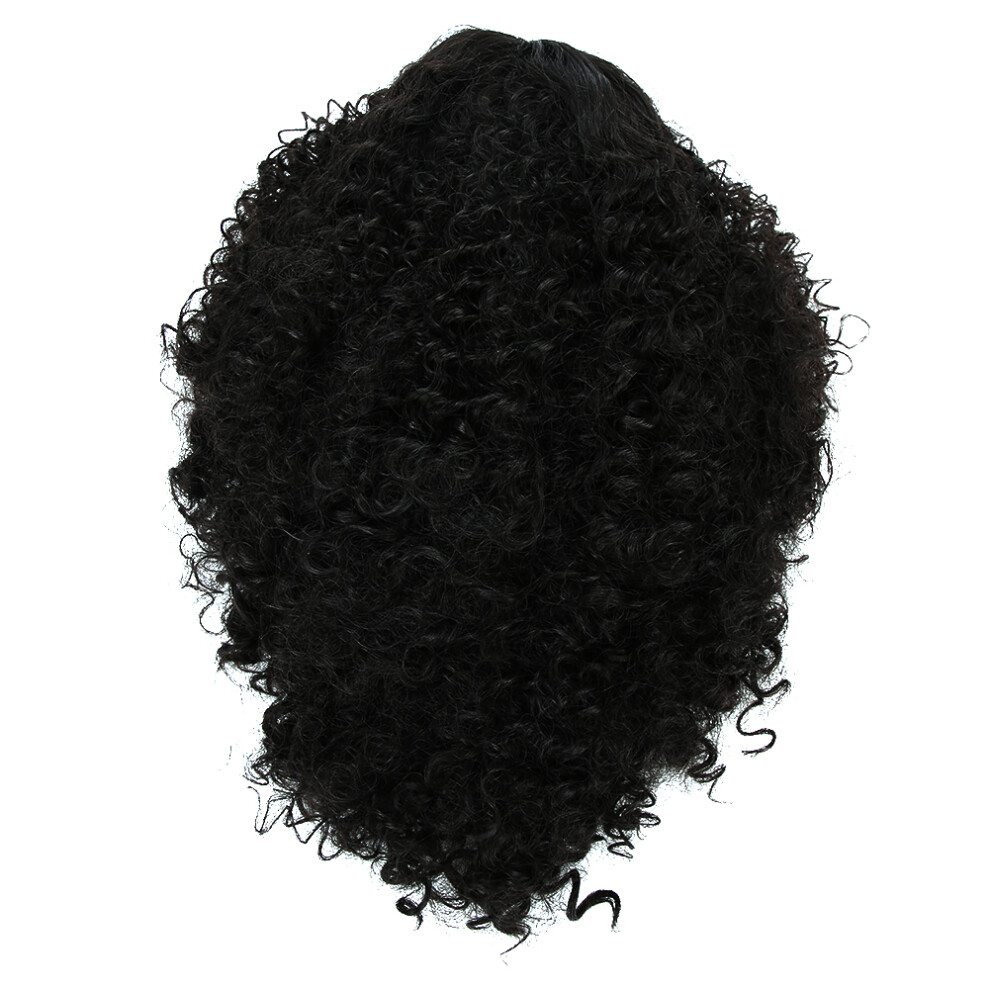 Curly Wavy Synthetic Hair Wig for Women, High-QUALITY SYNTHETIC HAIR Heat Resistant Fiber with Natural Look, Breathable DESIGN Rose-Shaped Mesh