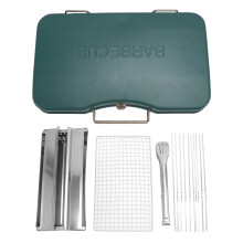 Réchaud de cuisine extérieur avec plateau à toasts inclus, portable, brûleurs réglables, pare-brise, brûleurs en acier inoxydable, fonctionne