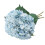 Bendable Cuttable Stems Silk Fabric Hydrangea Flowers, Home Decor Artificial Hydrangea Flower Heads with Long-term Storage (Blue) 1