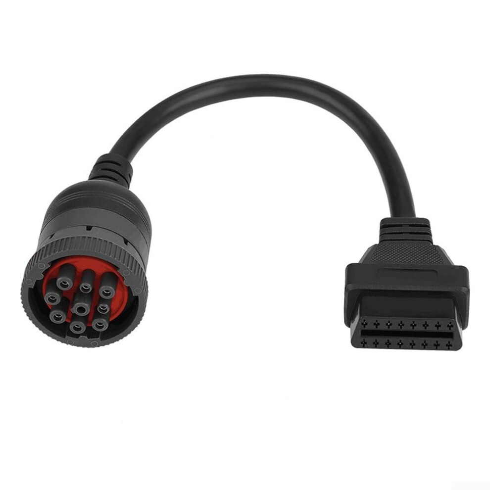9Pin To Obd2 Female Connector For Cummins Truck Diagnostic Adapter Cable 9426802583724