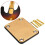 1set Gold Neck Plate with 4 Screws & 6 Pieces Guitar String Tuning Key Pegs/Machine  Knobs(for Left and Right) 3