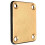 1set Gold Neck Plate with 4 Screws & 6 Pieces Guitar String Tuning Key Pegs/Machine  Knobs(for Left and Right) 6