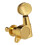 1set Gold Neck Plate with 4 Screws & 6 Pieces Guitar String Tuning Key Pegs/Machine  Knobs(for Left and Right) 10