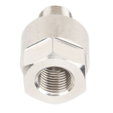 Haltbarer 1/8 Zoll NPT Männlich zu M10x1,0 Weiblich Manometer-Adapter für Öl/Wasser