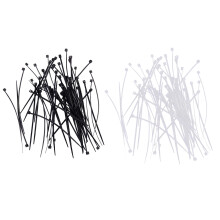 100x Cable Ties INDUSTRIAL QUALITY Cable Ties: 100X2.5mm Color: White/Black