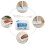 300PCS Disposable Microfibre Electrostatic Floor Cloths & 180PCS Disposable Sheets Floor Electrostatic Mop Dust Paper 3
