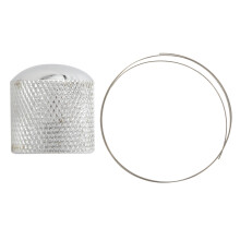 4Pcs Guitar Dome Control Knobs, Silver & 1Pcs 8 Feet Cupronickel Fret Wire Fingerboard Frets 2.9Mm Width for Bass