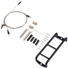 1Pcs Rc Car Metal Ladder Stairs Accessories & 1Pcs Rc Car Modified Part Steel Rope for 1/10 Rc Crawler